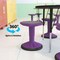 Flash Furniture Purple Kids Adjustable Active Learning Stool AY-9001S-PR-GG - alternate 3